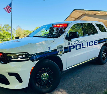 City of St John Police Department vehicle