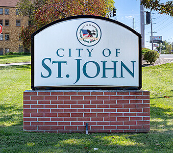 City of St John sign