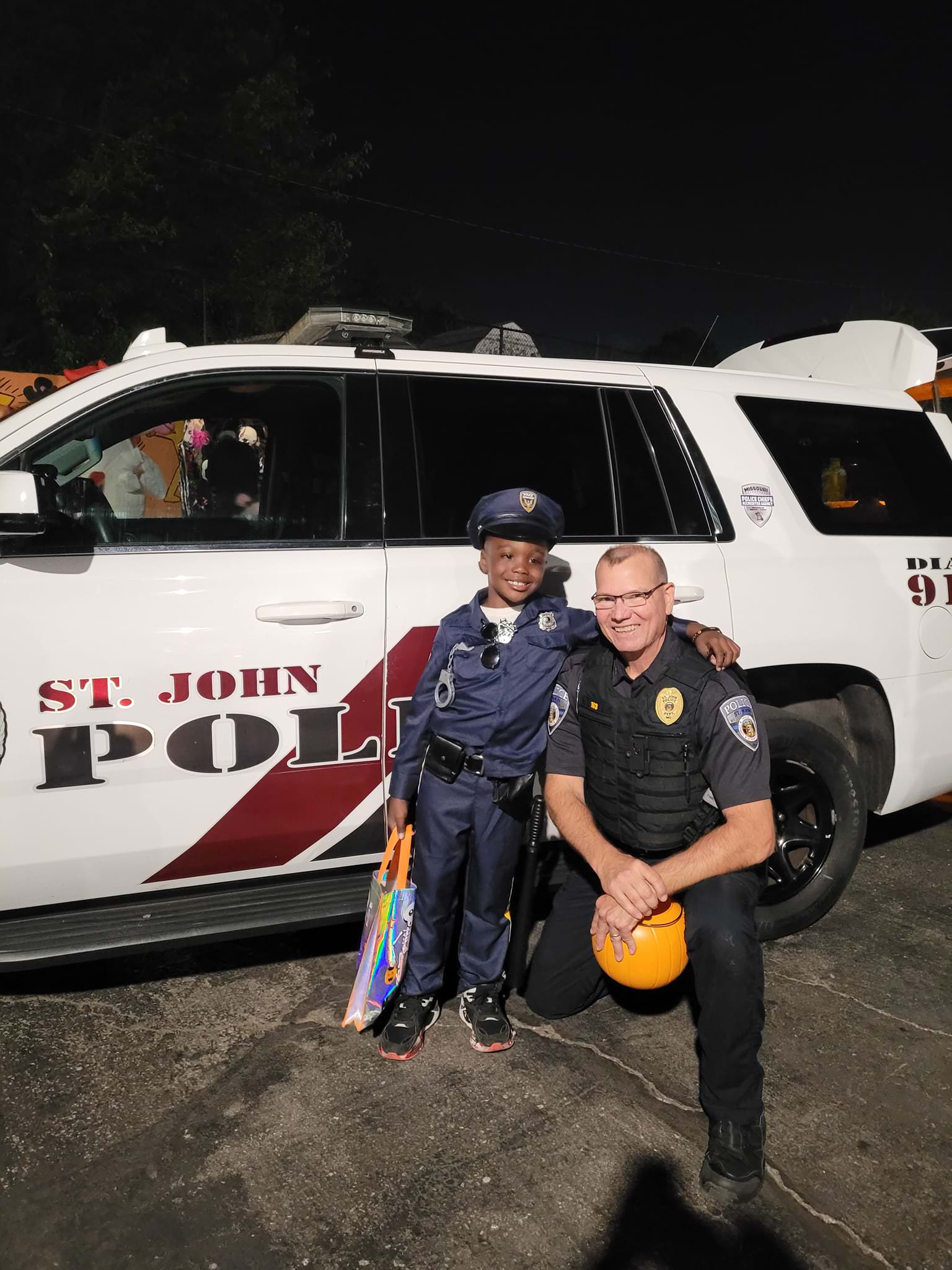 City of St John Police and kids - Honor, Loyalty, and Integrity